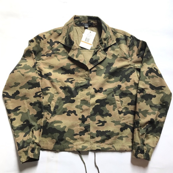 Zac & Rachel Camo Jacket Small Army Green - Picture 3 of 13